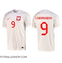 Polen Robert Lewandowski #9 Replika Hjemmedrakt VM 2022 Kortermet