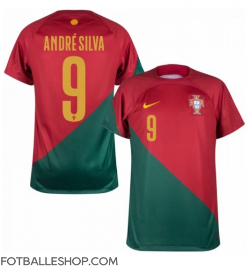 Portugal Andre Silva #9 Replika Hjemmedrakt VM 2022 Kortermet