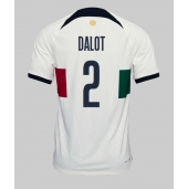 Portugal Diogo Dalot #2 Replika Bortedrakt VM 2022 Kortermet
