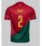 Portugal Diogo Dalot #2 Replika Hjemmedrakt VM 2022 Kortermet