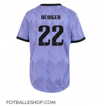 Real Madrid Antonio Rudiger #22 Replika Bortedrakt Dame 2022-23 Kortermet