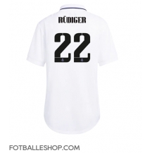 Real Madrid Antonio Rudiger #22 Replika Hjemmedrakt Dame 2022-23 Kortermet