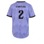 Real Madrid Daniel Carvajal #2 Replika Bortedrakt Dame 2022-23 Kortermet