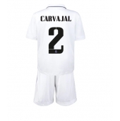 Real Madrid Daniel Carvajal #2 Replika Hjemmedrakt Barn 2022-23 Kortermet (+ bukser)