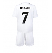 Real Madrid Eden Hazard #7 Replika Hjemmedrakt Barn 2022-23 Kortermet (+ bukser)