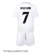 Real Madrid Eden Hazard #7 Replika Hjemmedrakt Barn 2022-23 Kortermet (+ bukser)
