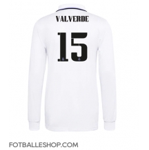 Real Madrid Federico Valverde #15 Replika Hjemmedrakt 2022-23 Langermet