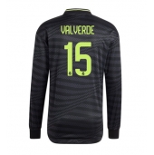 Real Madrid Federico Valverde #15 Replika Tredjedrakt 2022-23 Langermet