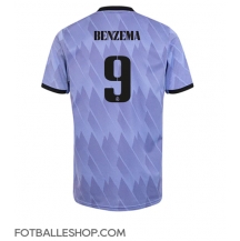 Real Madrid Karim Benzema #9 Replika Bortedrakt 2022-23 Kortermet