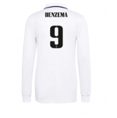 Real Madrid Karim Benzema #9 Replika Hjemmedrakt 2022-23 Langermet
