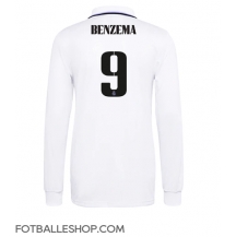 Real Madrid Karim Benzema #9 Replika Hjemmedrakt 2022-23 Langermet