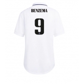 Real Madrid Karim Benzema #9 Replika Hjemmedrakt Dame 2022-23 Kortermet