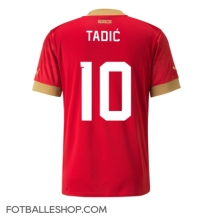 Serbia Dusan Tadic #10 Replika Hjemmedrakt VM 2022 Kortermet