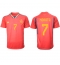 Spania Alvaro Morata #7 Replika Hjemmedrakt VM 2022 Kortermet