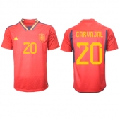 Spania Daniel Carvajal #20 Replika Hjemmedrakt VM 2022 Kortermet