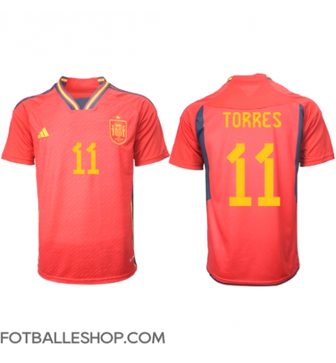 Spania Ferran Torres #11 Replika Hjemmedrakt VM 2022 Kortermet