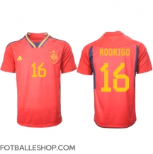 Spania Rodri Hernandez #16 Replika Hjemmedrakt VM 2022 Kortermet