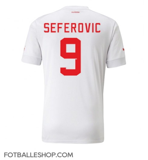 Sveits Haris Seferovic #9 Replika Bortedrakt VM 2022 Kortermet