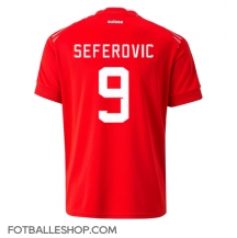 Sveits Haris Seferovic #9 Replika Hjemmedrakt VM 2022 Kortermet