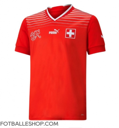 Sveits Replika Hjemmedrakt VM 2022 Kortermet