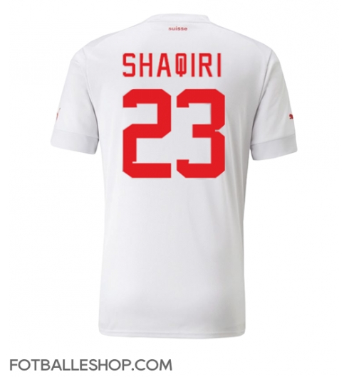 Sveits Xherdan Shaqiri #23 Replika Bortedrakt VM 2022 Kortermet