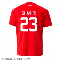 Sveits Xherdan Shaqiri #23 Replika Hjemmedrakt VM 2022 Kortermet