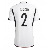 Tyskland Antonio Rudiger #2 Replika Hjemmedrakt VM 2022 Kortermet