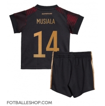 Tyskland Jamal Musiala #14 Replika Bortedrakt Barn VM 2022 Kortermet (+ bukser)