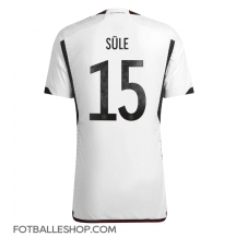 Tyskland Niklas Sule #15 Replika Hjemmedrakt VM 2022 Kortermet