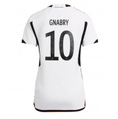 Tyskland Serge Gnabry #10 Replika Hjemmedrakt Dame VM 2022 Kortermet