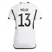 Tyskland Thomas Muller #13 Replika Hjemmedrakt Dame VM 2022 Kortermet