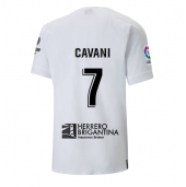 Valencia Edinson Cavani #7 Replika Hjemmedrakt 2022-23 Kortermet