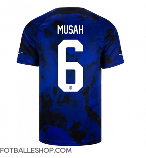 forente stater Yunus Musah #6 Replika Bortedrakt VM 2022 Kortermet