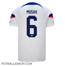 forente stater Yunus Musah #6 Replika Hjemmedrakt VM 2022 Kortermet