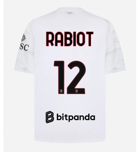 AC Milan Adrien Rabiot #12 Replika Bortedrakt 2026-27 Kortermet AC Milan Adrien Rabiot #12 Replika Bortedrakt 2026-27 Kortermet
