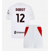 AC Milan Adrien Rabiot #12 Replika Bortedrakt Barn 2026-27 Kortermet (+ bukser)