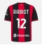 AC Milan Adrien Rabiot #12 Replika Hjemmedrakt 2026-27 Kortermet AC Milan Adrien Rabiot #12 Replika Hjemmedrakt 2026-27 Kortermet