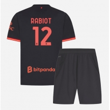 AC Milan Adrien Rabiot #12 Replika Tredjedrakt Barn 2026-27 Kortermet (+ bukser)