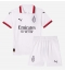 AC Milan Alvaro Morata #7 Replika Bortedrakt Barn 2024-25 Kortermet (+ bukser)
