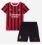 AC Milan Alvaro Morata #7 Replika Hjemmedrakt Barn 2024-25 Kortermet (+ bukser)