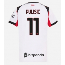 AC Milan Christian Pulisic #11 Replika Bortedrakt Dame 2025-26 Kortermet