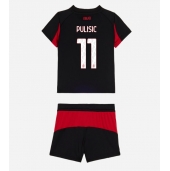 AC Milan Christian Pulisic #11 Replika Hjemmedrakt Barn 2025-26 Kortermet (+ bukser)