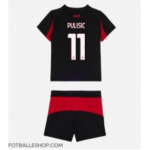 AC Milan Christian Pulisic #11 Replika Hjemmedrakt Barn 2025-26 Kortermet (+ bukser)
