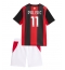 AC Milan Christian Pulisic #11 Replika Hjemmedrakt Barn 2026-27 Kortermet (+ bukser)