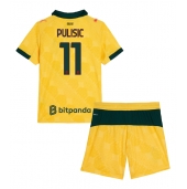 AC Milan Christian Pulisic #11 Replika Tredjedrakt Barn 2025-26 Kortermet (+ bukser)