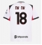 AC Milan Christopher Nkunku #18 Replika Bortedrakt 2025-26 Kortermet