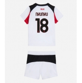 AC Milan Christopher Nkunku #18 Replika Bortedrakt Barn 2025-26 Kortermet (+ bukser)