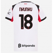 AC Milan Christopher Nkunku #18 Replika Bortedrakt Dame 2025-26 Kortermet
