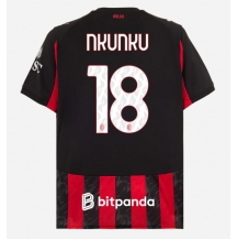 AC Milan Christopher Nkunku #18 Replika Hjemmedrakt 2025-26 Kortermet