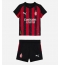 AC Milan Christopher Nkunku #18 Replika Hjemmedrakt Barn 2025-26 Kortermet (+ bukser)